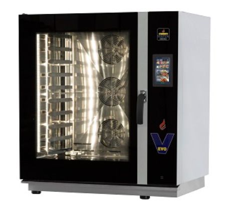 Four mixte électrique professionnel EVO 12 niveaux GN 1/1 avec écran tactile Four mixte électrique professionnel EVO 12 niveaux GN 1/1 avec écran tactile