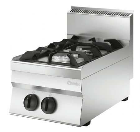 Fourneau gaz à poser avec 2 feux - 1 x 3,85 kW et 1 x 5,7 kW Fourneau gaz à poser avec 2 feux - 1 x 3,85 kW et 1 x 5,7 kW