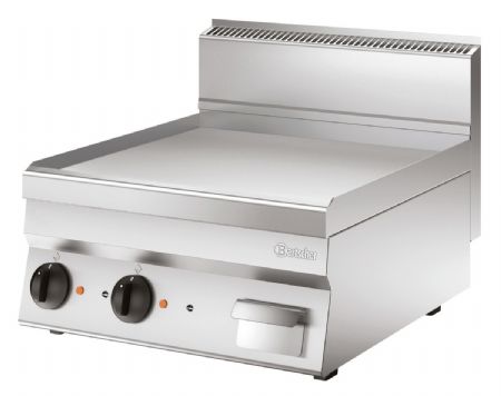 Plaque grill inox lisse de table - 590x515 mm Plaque grill inox lisse de table - 590x515 mm