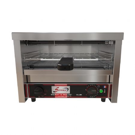 Toaster professionnel monophasé 1 étage - 428x275x300 mm Toaster professionnel monophasé 1 étage - 428x275x300 mm