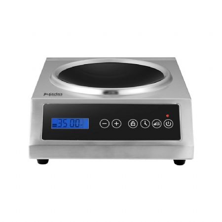 Plaque induction wok inox de table - 3,5kW Plaque induction wok inox de table - 3,5kW