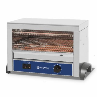 Toasteur électrique en inox 1 niveau - puissance 2 kW - 305 x 525 x 325 mm Toasteur électrique en inox 1 niveau - puissance 2 kW - 305 x 525 x 325 mm