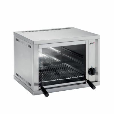 Salamandre électrique fermée 1 resistance blindée - surface utile 380x380x330 mm Salamandre électrique fermée 1 resistance blindée - surface utile 380x380x330 mm