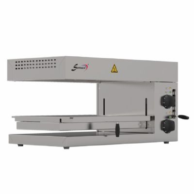 Salamandre gaz bouteille L75 avec base mobile 2 zones de chauffe - grille 575x400 mm Salamandre gaz bouteille L75 avec base mobile 2 zones de chauffe - grille 575x400 mm