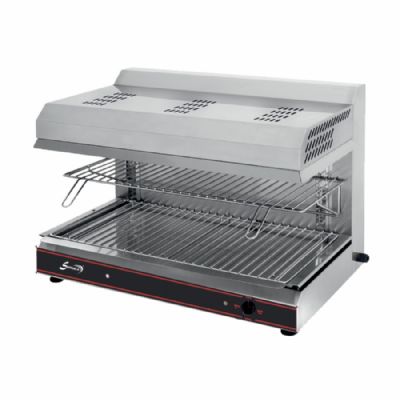 Salamandre gaz bouteille à plafond fixe 2 zones de chauffe - grille 740x375 mm Salamandre gaz bouteille à plafond fixe 2 zones de chauffe - grille 740x375 mm