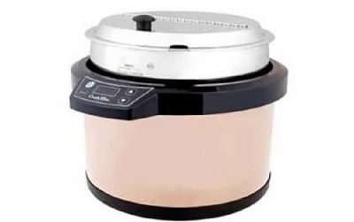 Soupière ton sable à reflets dorés Soupière ton sable à reflets dorés