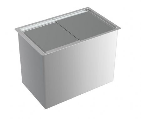 Bac à glace encastrable inox - 485x305x365mm Bac à glace encastrable inox - 485x305x365mm