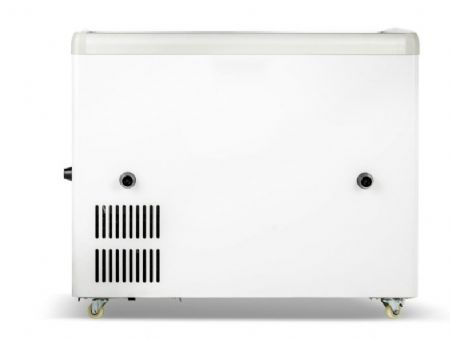Congélateur commutable réfrigérateur bahut avec un couvercle vitré incliné de 336L Congélateur commutable réfrigérateur bahut avec un couvercle vitré incliné de 336L
