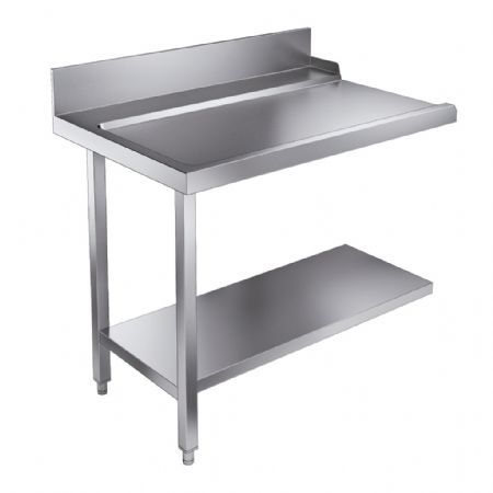 Table de sortie avec étagère 1100mm à gauche pour 7082.0070-75 Table de sortie avec étagère 1100mm à gauche pour 7082.0070-75