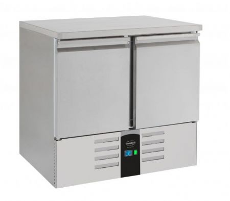 Table de travail réfrigérée 2 portes - classe A Table de travail réfrigérée 2 portes - classe A
