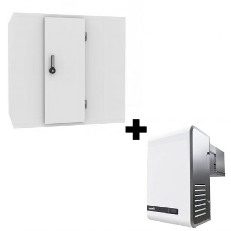 Chambre froide prête à l’emploi avec isolation 80 mm température -5/+15°C et 1800x1800x2200 mm Chambre froide prête à l’emploi avec isolation 80 mm température -5/+15°C et 1800x1800x2200 mm