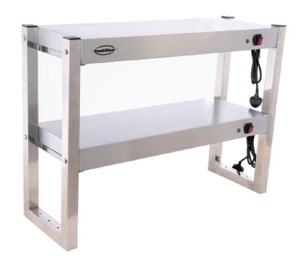 Etagère chauffante 2 étages démontable - largeur 900mm Etagère chauffante 2 étages démontable - largeur 900mm