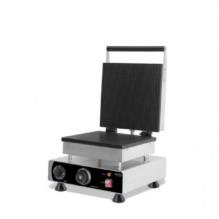 Gaufrier electrique au sirop carré pour gaufres 253x253x3 mm Gaufrier electrique au sirop carré pour gaufres 253x253x3 mm