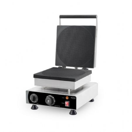 Gaufrier electrique au sirop carré pour gaufres rondes de 250x250x3 mm Gaufrier electrique au sirop carré pour gaufres rondes de 250x250x3 mm
