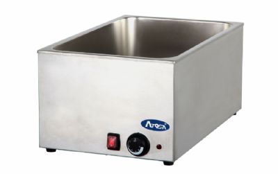 Bain-marie électrique de comptoir GN 1/1 à cuve inox lisse Bain-marie électrique de comptoir GN 1/1 à cuve inox lisse
