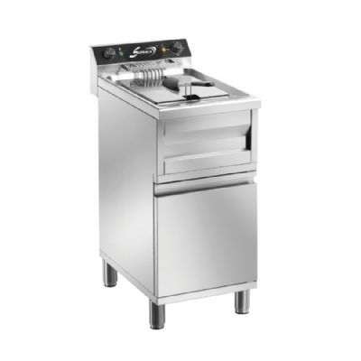 Friteuse électrique sur coffre avec robinet de vidange 12L Friteuse électrique sur coffre avec robinet de vidange 12L