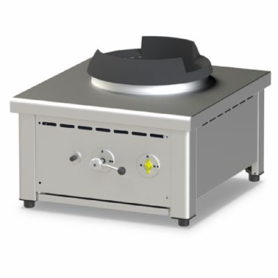 Poste de cuisson wok gaz de table 1 feu - puissance 28 kW - 650 x 600 x 467 mm Poste de cuisson wok gaz de table 1 feu - puissance 28 kW - 650 x 600 x 467 mm