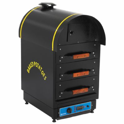 Four spécial pommes de terre 3 tiroirs chauffants capacité 36-45 kg/h Four spécial pommes de terre 3 tiroirs chauffants capacité 36-45 kg/h