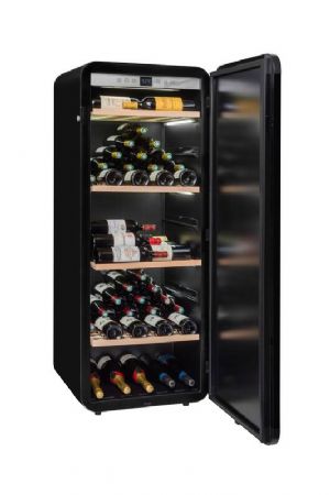 Cave à vins de vieillissement controlable à distance 1 porte pleine - 147 bouteilles Cave à vins de vieillissement controlable à distance 1 porte pleine - 147 bouteilles