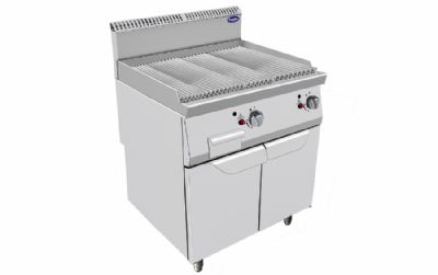 Grill charbon à gaz monté sur meuble gamme 700 avec 1 zone de cuisson Grill charbon à gaz monté sur meuble gamme 700 avec 1 zone de cuisson