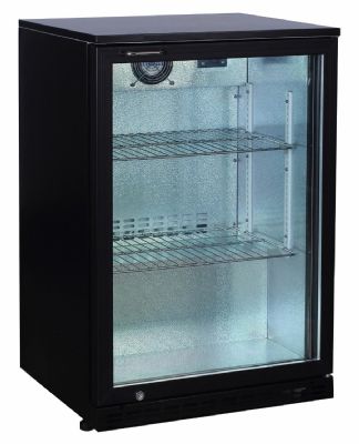 Arrière de bar réfrigéré 0/ +8°c avec 1 porte vitrée battante - 138 litres Arrière de bar réfrigéré 0/ +8°c avec 1 porte vitrée battante - 138 litres