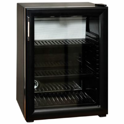 Minibar noir 1 porte vitrée froid positif +4/+14°C 45 L Minibar noir 1 porte vitrée froid positif +4/+14°C 45 L