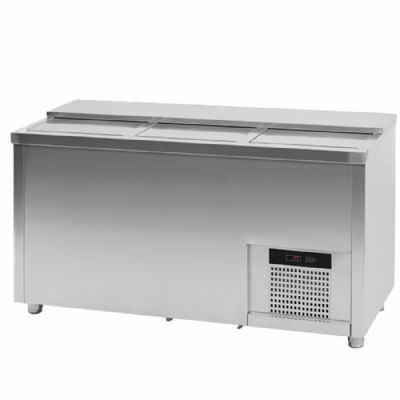 Refroidisseur de bouteilles inox 3 dessus coulissants -1/+6°C avec volume 381 L Refroidisseur de bouteilles inox 3 dessus coulissants -1/+6°C avec volume 381 L