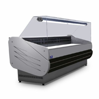 Armoire neutre avec façade vitrée verticale avec surface d'expo 2,1 m² et 0,023 kW Armoire neutre avec façade vitrée verticale avec surface d'expo 2,1 m² et 0,023 kW