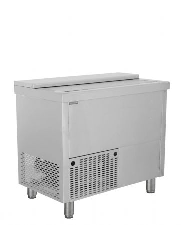 Réfrigérateur coffre pour boissons avec 1 couvercle coulissant - 155 litres Réfrigérateur coffre pour boissons avec 1 couvercle coulissant - 155 litres