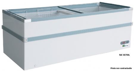 Congélateur vitré négatif avec couvercles coulissants - 1550x960x825mm Congélateur vitré négatif avec couvercles coulissants - 1550x960x825mm