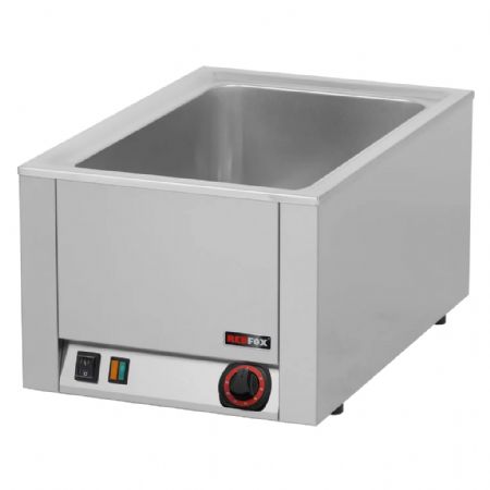 Bain-marie électrique à poser 1 cuve GN 1/1 inox 1,5 kW BM 1120 - REDFOX Bain-marie électrique à poser 1 cuve GN 1/1 inox 1,5 kW BM 1120 - REDFOX