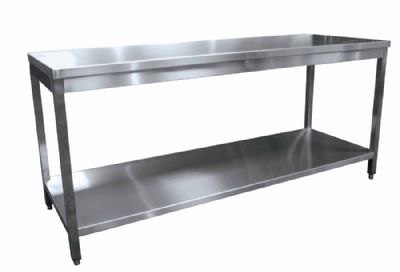 Table de travail centrale démontable inox - 1000x600x850 mm Table de travail centrale démontable inox - 1000x600x850 mm