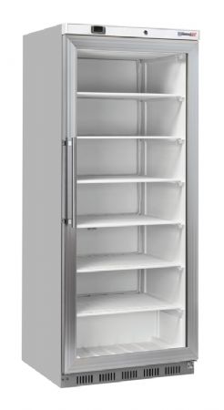 Armoire réfrigérée négative professionnelle inox 1 porte vitrée 600 L Armoire réfrigérée négative professionnelle inox 1 porte vitrée 600 L