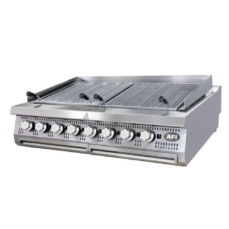 Chargrills à gaz de table - 1200x900x280 mm Chargrills à gaz de table - 1200x900x280 mm