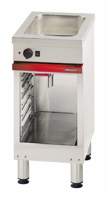 Bain marie GN 1/1 sur armoire ouverte - 400x650x900 mm Bain marie GN 1/1 sur armoire ouverte - 400x650x900 mm