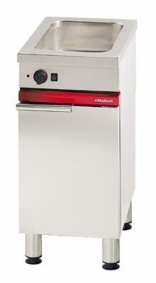 Bain marie GN 1/1 sur armoire chauffante pour assiette - 400x650x900 mm Bain marie GN 1/1 sur armoire chauffante pour assiette - 400x650x900 mm