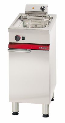 Friteuse électrique sur coffre 1 cuve 12 Litres 12kW - Profondeur 650mm Friteuse électrique sur coffre 1 cuve 12 Litres 12kW - Profondeur 650mm