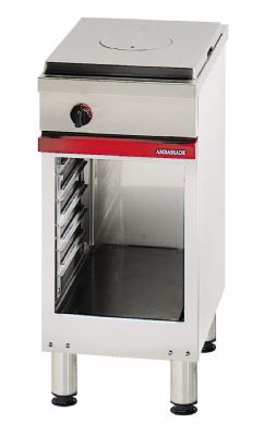 Cuisinière à gaz plaque coup de feu sur armoire ouverte - 400x650x900 mm Cuisinière à gaz plaque coup de feu sur armoire ouverte - 400x650x900 mm