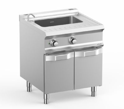 Cuiseur à pâtes électrique sur armoire 1 cuve 40L - Profondeur 700mm Cuiseur à pâtes électrique sur armoire 1 cuve 40L - Profondeur 700mm