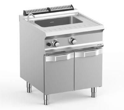 Cuiseur à pâtes gaz sur armoire 1 cuve 40L - Profondeur 700mm Cuiseur à pâtes gaz sur armoire 1 cuve 40L - Profondeur 700mm