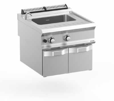 Cuiseur à pâtes gaz à poser 1 cuve 40L - Profondeur 700mm Cuiseur à pâtes gaz à poser 1 cuve 40L - Profondeur 700mm