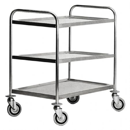 Chariot de service à 3 niveaux maintien en température jusqu’à 70°C Chariot de service à 3 niveaux maintien en température jusqu’à 70°C