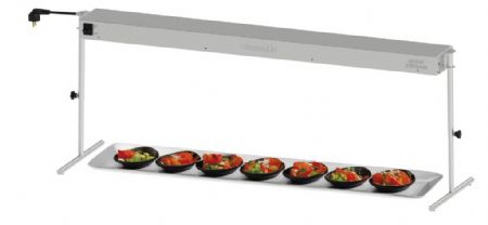 Rampe inox chauffante infrarouge - 917x152x64 mm Rampe inox chauffante infrarouge - 917x152x64 mm