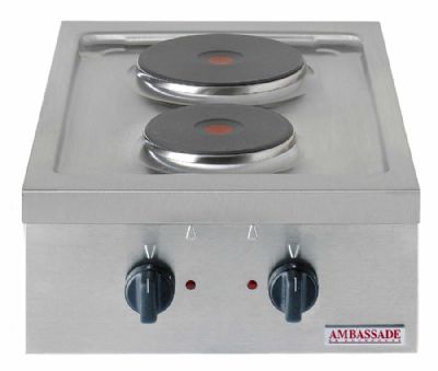 Réchaud électrique 2 plaques rondes à poser- 385x580x200 mm Réchaud électrique 2 plaques rondes à poser- 385x580x200 mm