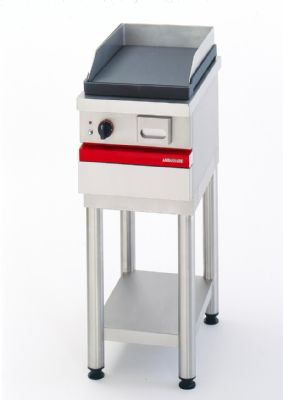 Plaque à snacker électrique en fonte à poser surface lisse - 400x650x300 mm Plaque à snacker électrique en fonte à poser surface lisse - 400x650x300 mm