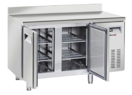 Table réfrigérée -22/-18 °C avec dosseret et 2 portes - 175 L Table réfrigérée -22/-18 °C avec dosseret et 2 portes - 175 L