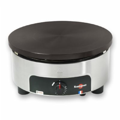 Crêpière à gaz pro châssis rond plaque fonte 35 cm Crêpière à gaz pro châssis rond plaque fonte 35 cm