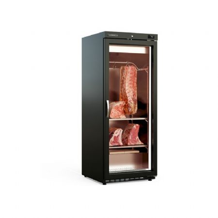 Armoire de maturation vitreée noire 1 porte -2 / +8°C - 320L Armoire de maturation vitreée noire 1 porte -2 / +8°C - 320L