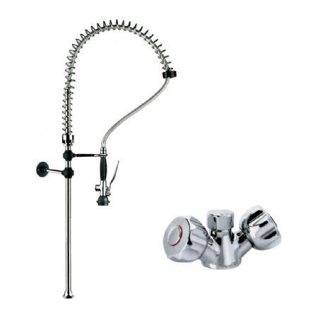 Douchette de plan de travail équipée de robinetterie Douchette de plan de travail équipée de robinetterie