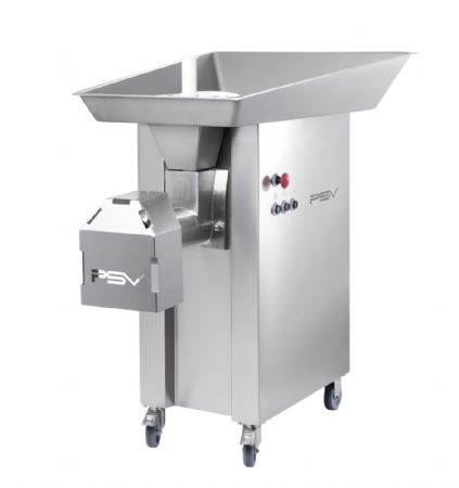 Hachoir à viande sur socle et sur roues pour labo de boucherie 42 - 380 V - 2000 kg/heure Hachoir à viande sur socle et sur roues pour labo de boucherie 42 - 380 V - 2000 kg/heure